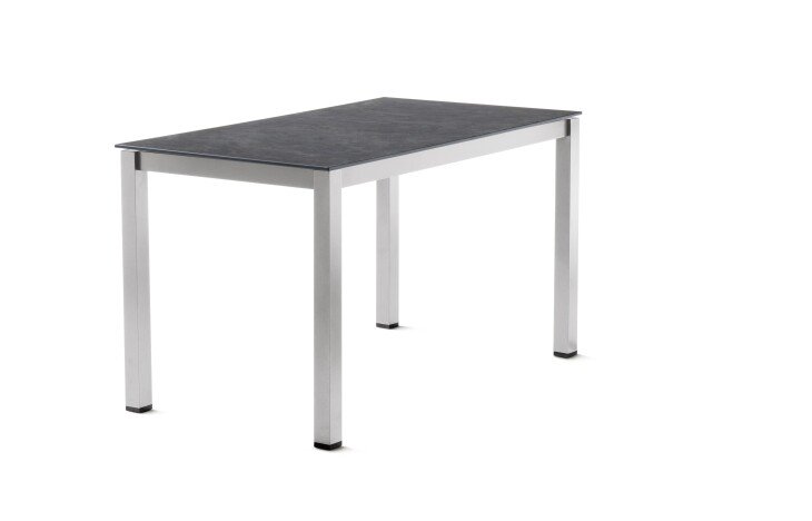 Tischgestell >Lounge< in graphit, Aluminium - 118x67x78cm (BxHxT)