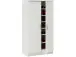 Schuhschrank >Elvira< in Weiß - 54.6x108.4x35.3cm (BxHxT)