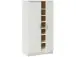 Schuhschrank >Elvira< in Weiß - 54.6x108.4x35.3cm (BxHxT)