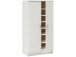 Schuhschrank >Elvira< in Weiß - 54.6x108.4x35.3cm (BxHxT)