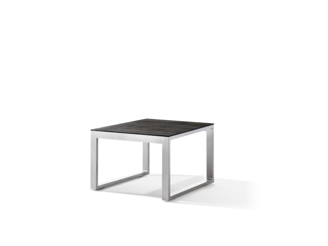 Gartentisch >Lounge< in Beton dunkel, graphit - 60x44x60 (BxHxT)