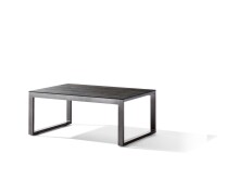 Gartentisch >Lounge< in Beton dunkel, eisengrau -...