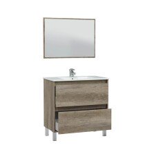 Badezimmer-Set >DAKOTA< in Nordik - 80x80x45 (BxHxT)