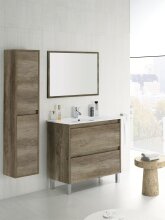 Badezimmer-Set >DAKOTA< in Nordik - 80x80x45 (BxHxT)