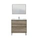 Badezimmer-Set >DAKOTA< in Nordik - 80x80x45 (BxHxT)