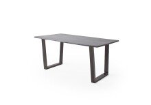 Baumkantentisch >Calabria< in Akazie grau / antik...