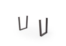 Baumkantentisch >Calabria< in Akazie grau / antik  - 180x76,5x90 (BxHxT)