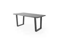 Baumkantentisch >Calabria< in Akazie grau / antik...