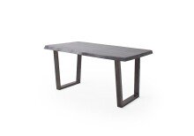 Baumkantentisch >Calabria< in Akazie grau / antik...