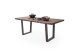 Baumkantentisch >Calabria< in Akazie walnuss / antik - 200x79,5x100 (BxHxT)