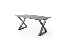 Baumkantentisch >Calabria< in Akazie grau / antik...