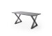 Baumkantentisch >Calabria< in Akazie grau / antik  - 180x77,5x100 (BxHxT)