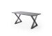 Baumkantentisch >Calabria< in Akazie grau / antik  - 180x77,5x100 (BxHxT)