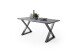 Baumkantentisch >Calabria< in Akazie grau / antik  - 180x77,5x100 (BxHxT)