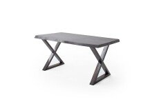 Baumkantentisch >Calabria< in Akazie grau / antik...