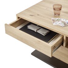Couchtisch >Activo 2< in Artisan Eiche Dekor - 100x45x60cm (BxHxT)