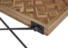 Couchtisch >Akoni< (2er Set) in Teak, recyceltes Teak - 80x43x80cm (BxHxT)
