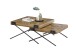 Couchtisch >Akoni< (2er Set) in Teak, recyceltes Teak - 80x43x80cm (BxHxT)
