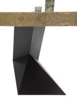 Esstisch >Alan< in Akazie, Akazie massiv - 200x76x100cm (BxHxT)