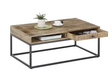 Couchtisch >Alison< in Mango, Mango massiv - 100x40x60cm (BxHxT)