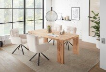Esstisch >Anno< in Eiche, Eiche massiv - 200x76x100cm (BxHxT)