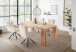 Esstisch >Anno< in Eiche, Eiche massiv - 200x76x100cm (BxHxT)