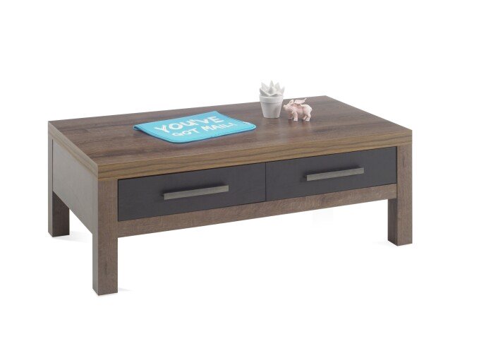 Couchtisch >Balin 1< in Eiche canyon Dekor - 110x40x60cm (BxHxT)