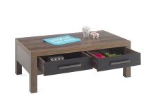 Couchtisch >Balin 1< in Eiche canyon Dekor - 110x40x60cm (BxHxT)