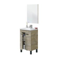 Badezimmer-Set >KONCEPT< in Alaska-Eiche - 50x80x40 (BxHxT)