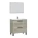 Badezimmer-Set >ATHENA< in Alaska-Eiche - 80x80x45 (BxHxT)