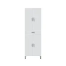 Badezimmer-Set >ATHENA< in weiß glänzend - 80x86x45 (BxHxT)