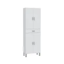 Badezimmer-Set >ATHENA< in weiß glänzend - 80x86x45 (BxHxT)