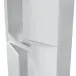 Badezimmer-Set >ATHENA< in weiß glänzend - 80x86x45 (BxHxT)