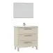 Badezimmer-Set >ATHENA< in Eiche - 80x86x45 (BxHxT)