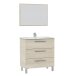 Badezimmer-Set >ATHENA< in Eiche - 80x86x45 (BxHxT)