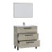 Badezimmer-Set >ATHENA< in Alaska-Eiche - 80x86x45 (BxHxT)