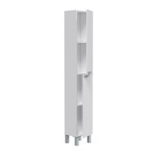 Badezimmer-Set >LC1< in weiß glänzend - 60x80x45 (BxHxT)