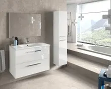 Badezimmer-Set >ARUBA< in weiß...