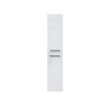 Badezimmer-Set >ARUBA< in weiß glänzend/Weiß lackiert - 80x57x45 (BxHxT)