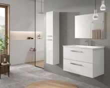 Badezimmer-Set >ARUBA< in weiß...