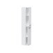 Badezimmer-Set >ARUBA< in weiß glänzend/Weiß lackiert - 80x57x45 (BxHxT)