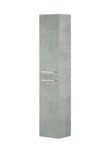 Badezimmer-Set >ARUBA< in Beton-Grau - 80x57x45 (BxHxT)