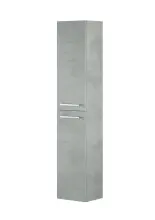 Badezimmer-Set >ARUBA< in Beton-Grau - 80x57x45 (BxHxT)