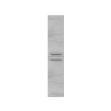 Badezimmer-Set >ARUBA< in Beton-Grau - 80x57x45 (BxHxT)