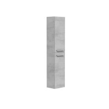Badezimmer-Set >ARUBA< in Beton-Grau - 80x57x45 (BxHxT)