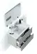Badezimmer-Set >ARUBA< in Beton-Grau - 80x57x45 (BxHxT)