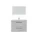 Badezimmer-Set >ARUBA< in Beton-Grau - 80x57x45 (BxHxT)