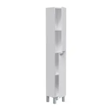 Badezimmer-Set >AKTIVA< in weiß glänzend - 80x80x45 (BxHxT)