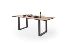 Baumkantentisch >Calabria< in Akazie natur / antik - 160x76,5x90 (BxHxT)