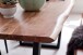 Baumkantentisch >Calabria< in Akazie natur / antik - 200x77,5x100 (BxHxT)